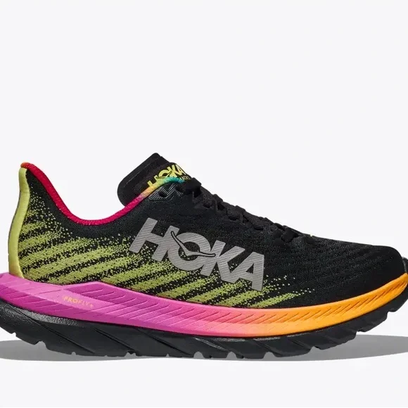 HOKA Women's Black/Multi Running Shoes - Picture 1 of 5